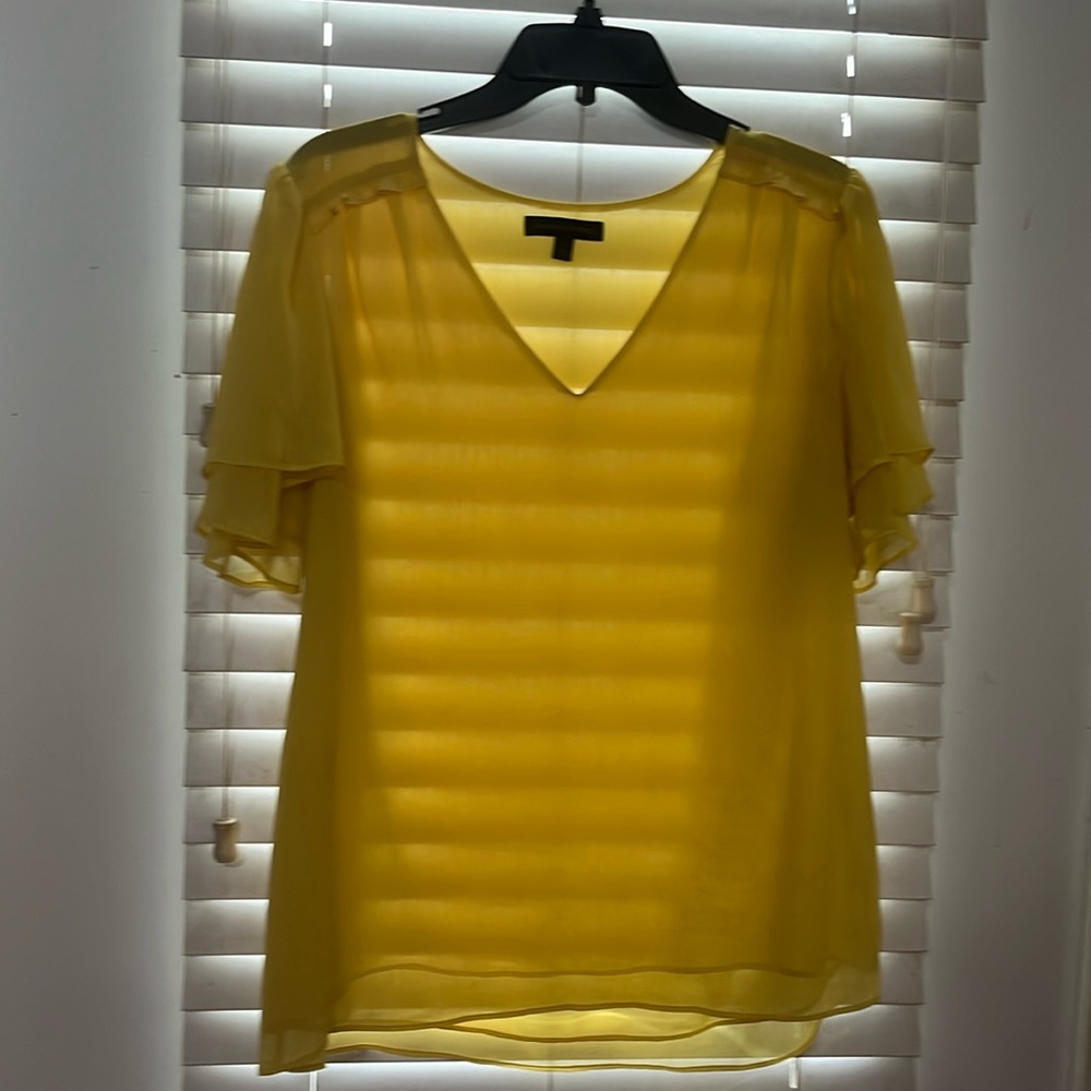 Yellow Banana Republic Top